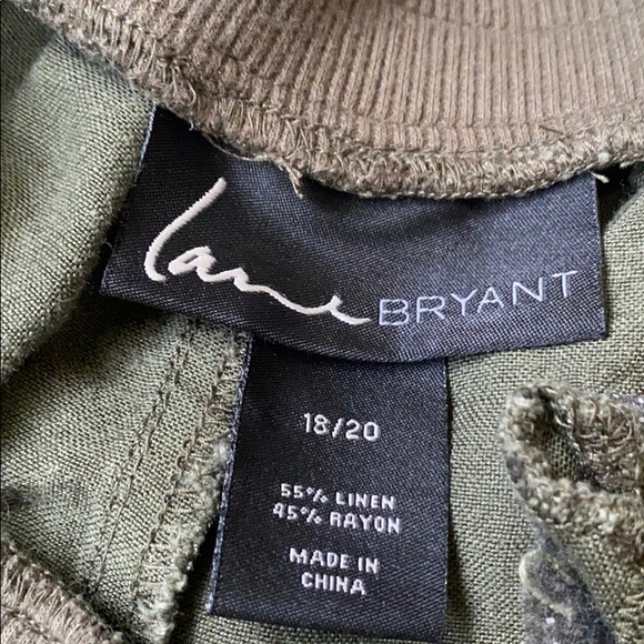 Lane Bryant Cargo Green Shorts - Picture 4 of 6
